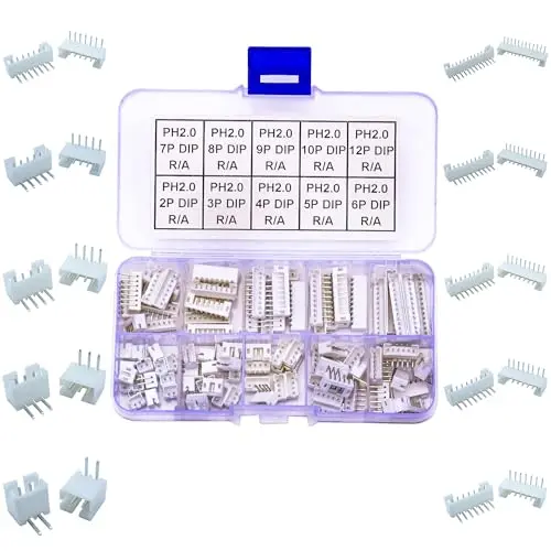 

PH2.0 DIP Header Jst 2mm Pitch IC Socket Plugs Adapter, JST-PH DIP Header Side Type Right Angle Type Header (PH2.0-DIP-R/A)