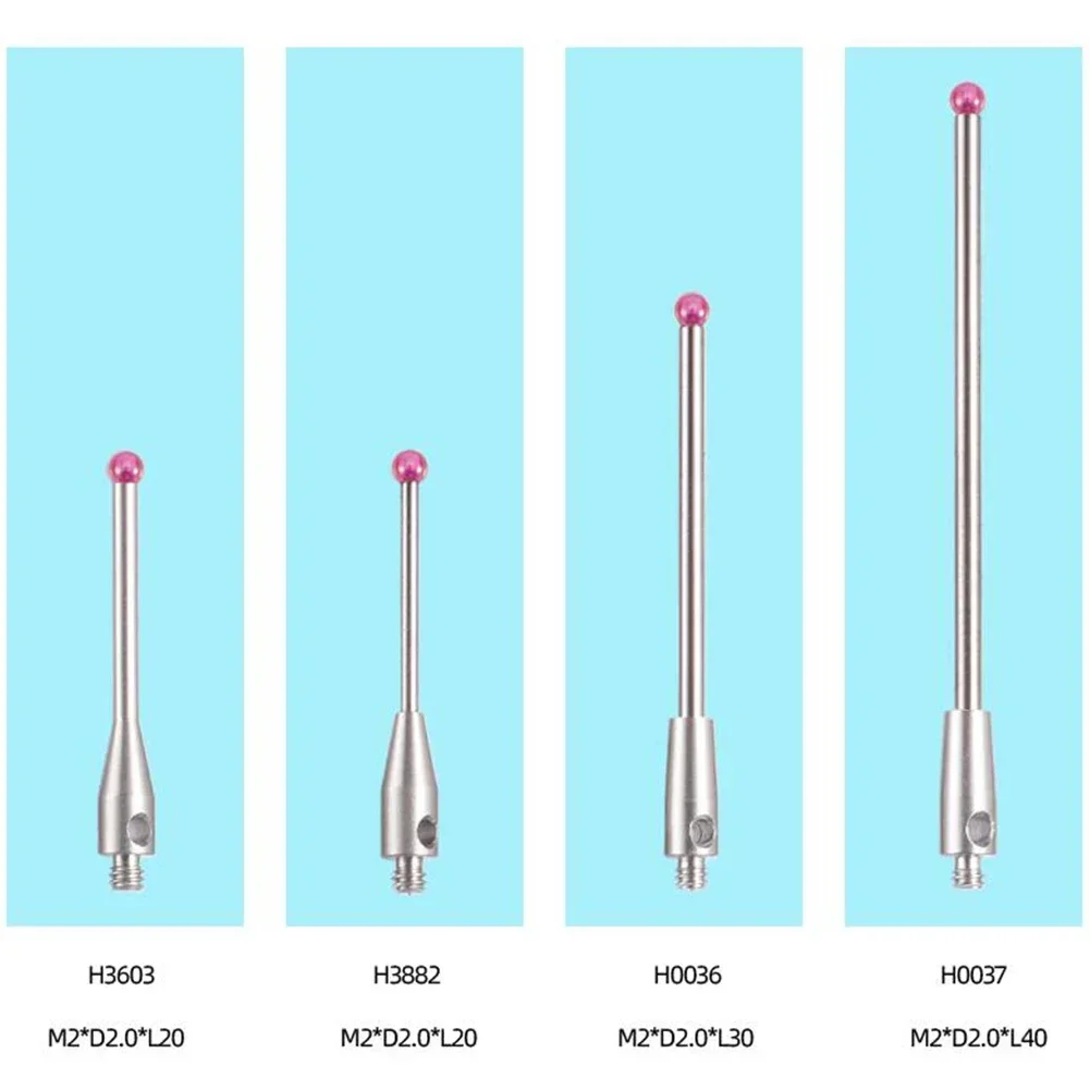 1pc M2 Ball Cmm Thread And Cnc Measuring Probe Tungsten Steel Stylus Point Contact H7805-H4161 Universal Cnc Measuring Probe