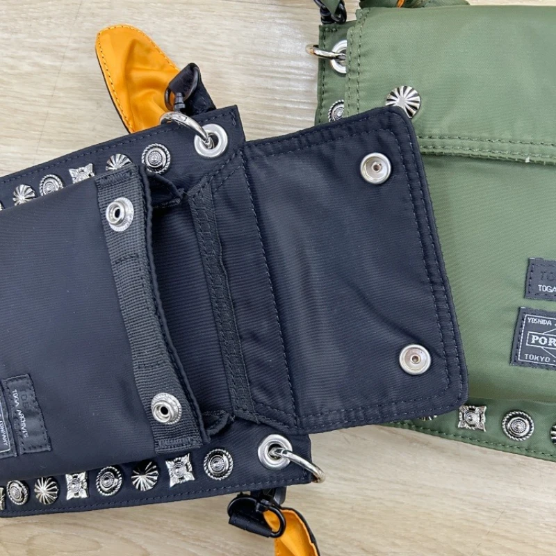 Porter Lightweight Crossbody Shoulder Bag Men Versatile Daily Commute Handbag Small Travel Phone Bag Outdoor Casual Storage Bag