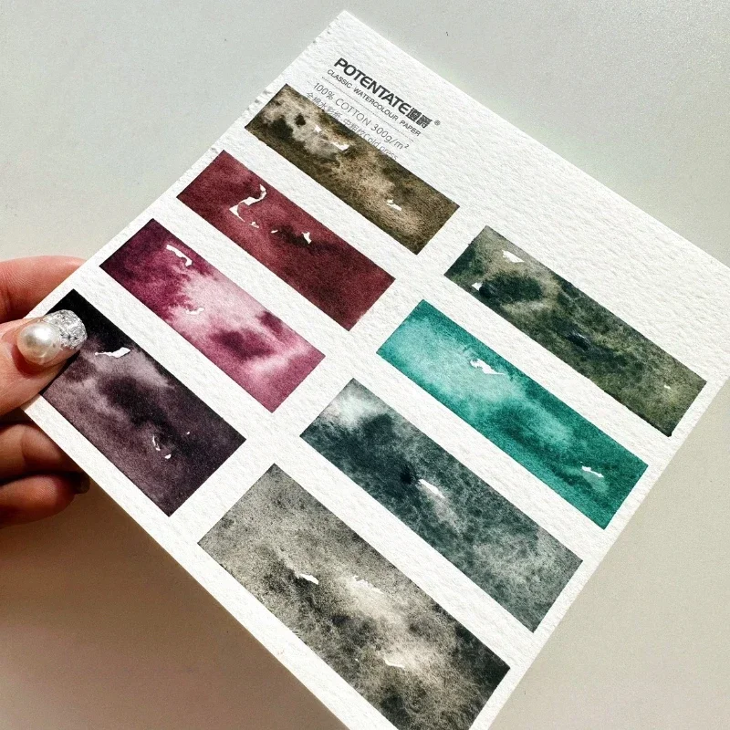 Nouvelles aquarelles ROSA à effet de précipitation, 10 couleurs, 2,5 ml/teinte, pigments solides de qualité supérieure pour étudiants et artistes, fournitures de peinture