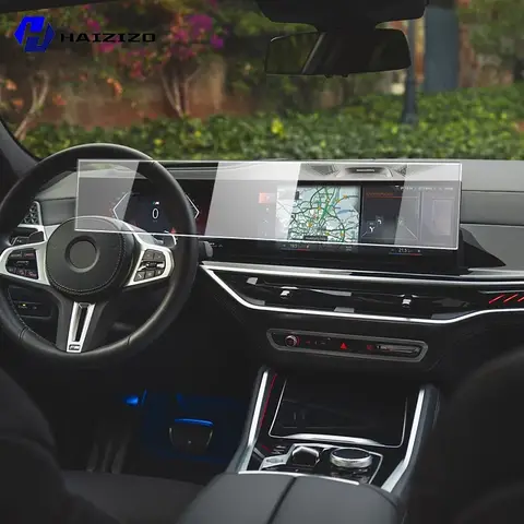 BMW X6 G06 2023-2025 차량용 GPS LCD 화면 네비게이션 TPU 필름 무광 눈부심 방지 스크린 보호 필름 스크래치 방지 PPF