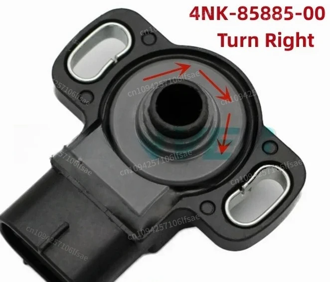 

4NK-85885-00-00 Turn Right Clockwise Throttle Position TPS Sensor 3 Pins for R1 FZ6 FZ1 4NK858850000 4NK 85885 00 00