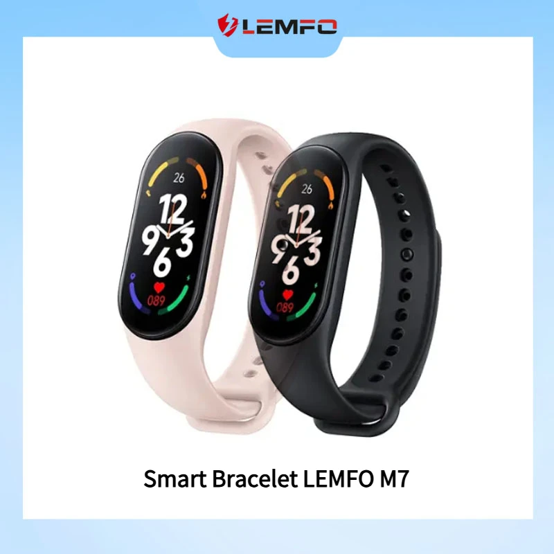 LEMFO M7 Outdoor Sport Waterproof Smart Bracelet For Men Watch Fitness Blood Oxygen Monitor Heart Rate Monitor For Xiaomi Phone