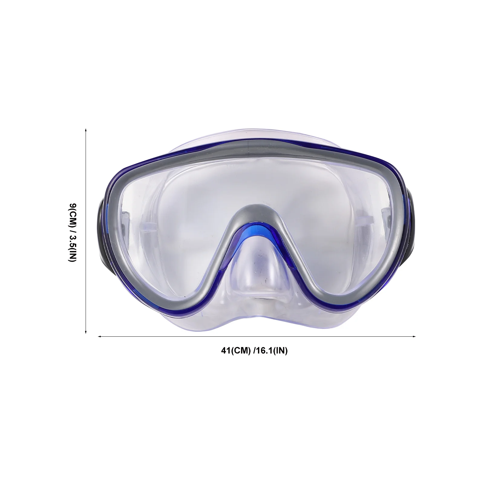 1 مجموعة قناع الغطس مجموعة غص تصميم مريح رؤية واسعة الزجاج المقسى معدات غطس الكبار معدات الغطس