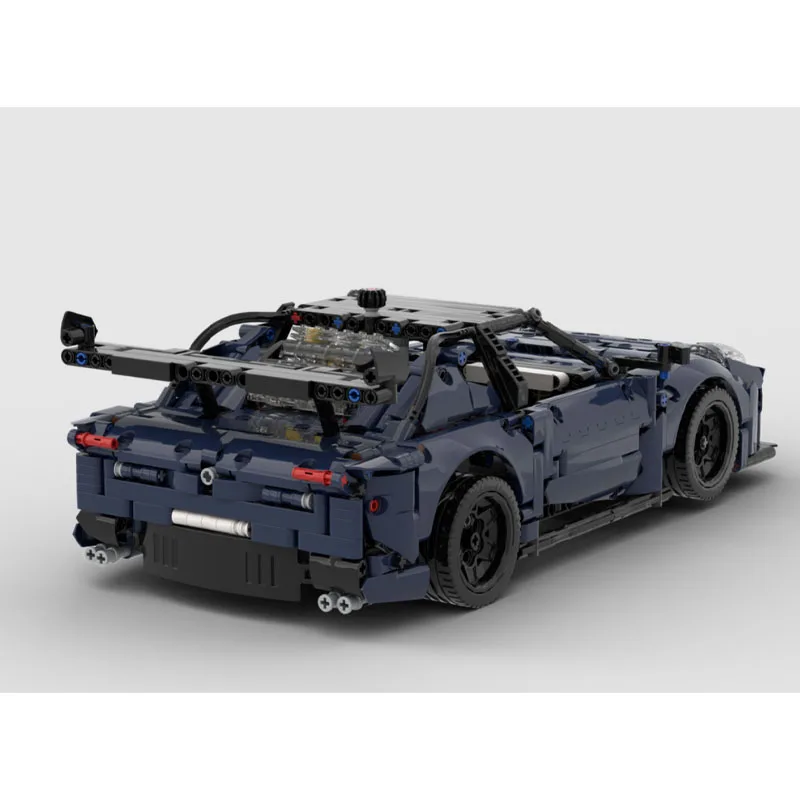 MOC-238757 New Urban Sports Supercar Building Block Model, 1282 Pieces, Creative Toy for Boys, Birthday and Christmas Gift