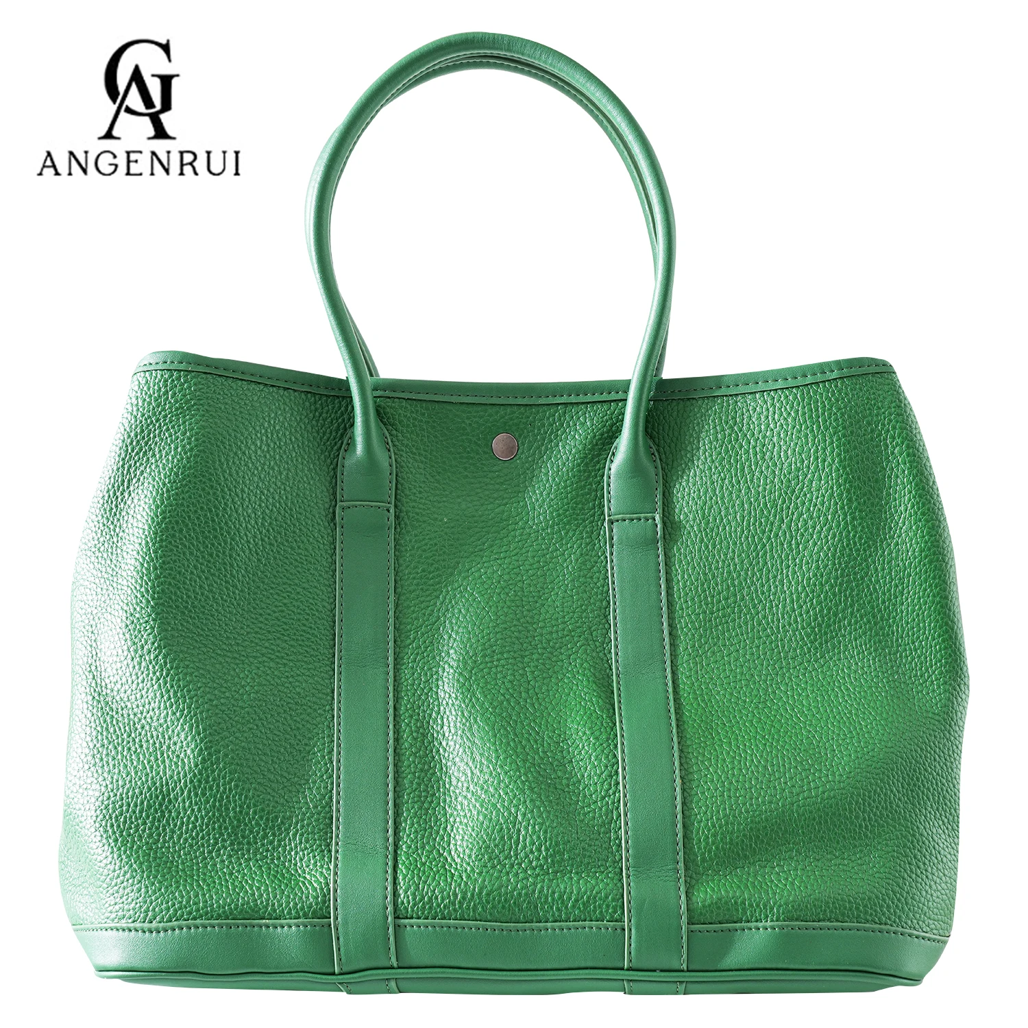 2023 New Tote Bag Handbag Genuine Leather Commuter Computer Bag, First Layer Cowhide, Simple and Large Capacity