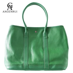 2023 New Tote Bag  Handbag Genuine Leather Commuter Computer Bag, First Layer Cowhide, Simple and Large Capacity