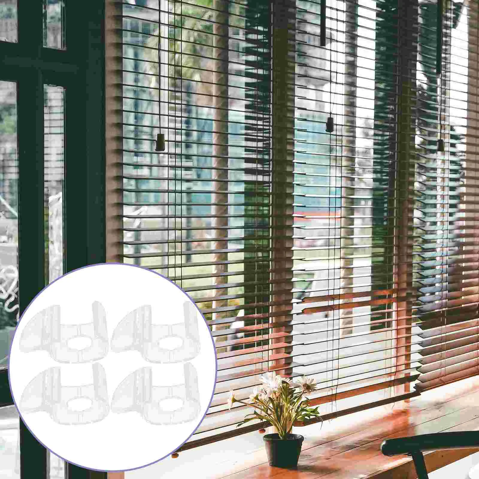 

Roller Shutter Handle Venetian Blind Clip Shade Pulls Connector Transparent Plastic Motorized Blinds
