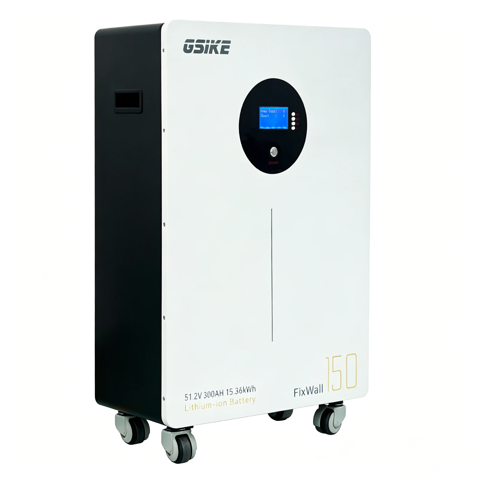 US Stock GSIKE 51.2V 300Ah 100AH LiFePO4 Lithium Battery 5kWh 15.36KWH 48V 100Ah 300Ah Lithium Battery For Lithium Iron Phosphate BMS 16S 51.2V Solar Energy Storage TAX Free