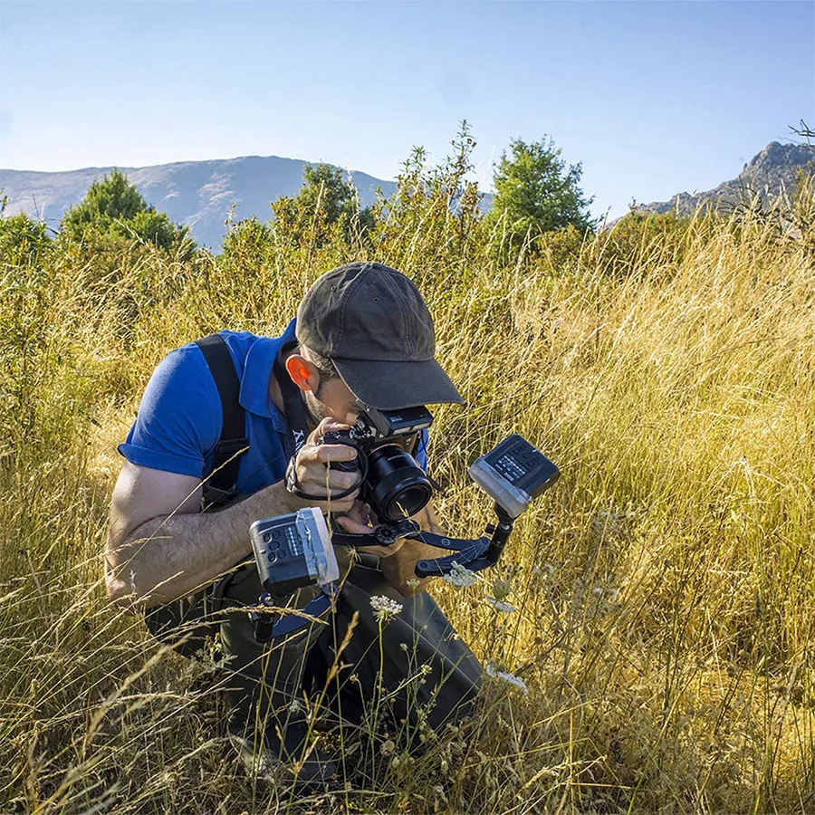 Meike MK-MT24II Macro Close-Up Twin Lite Flitser Compatibel Met Ef-Mount En Eos R Eos Rp Camera 'S