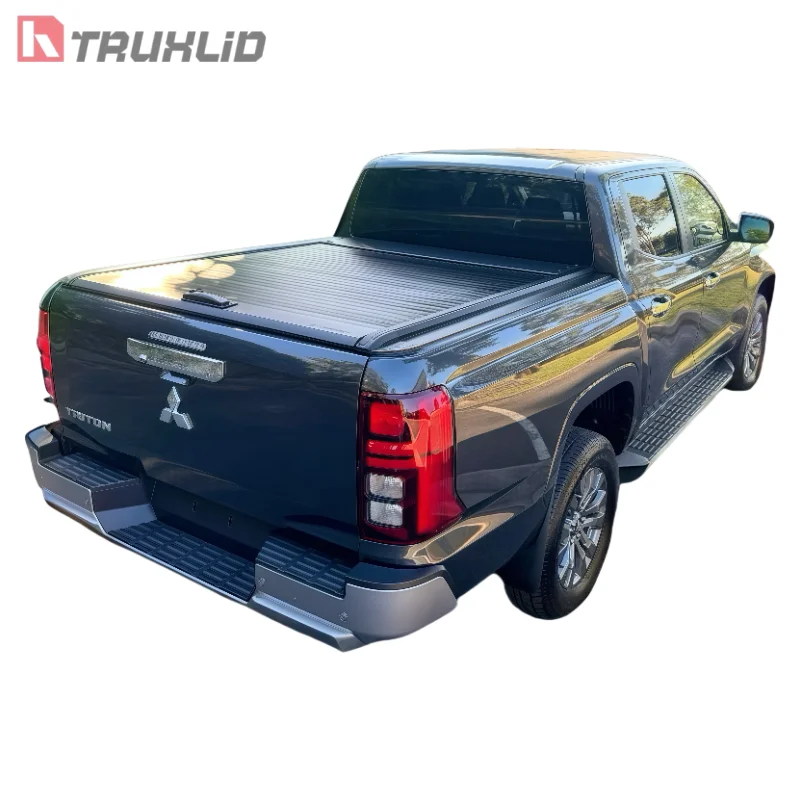 

Triton Manual Roller Shutter Truck Bed Tonneau Cover Fits RAM Model Make Made of Aluminium Size Conforming