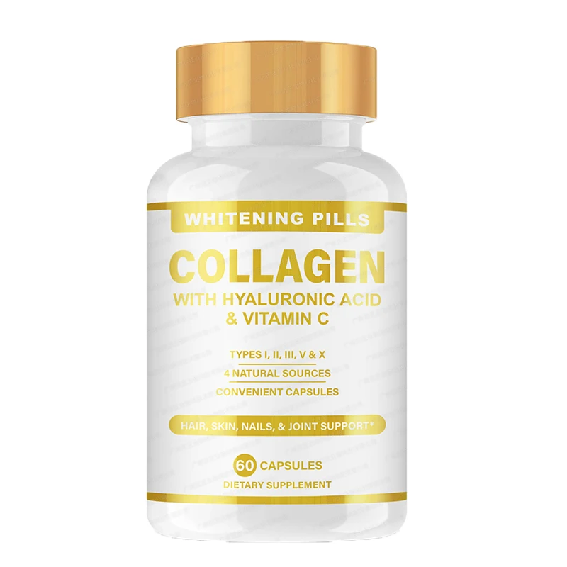 60 pills skin whitening collagen pills enhances immunity promotes human collagen fiber regeneration improves skin texture