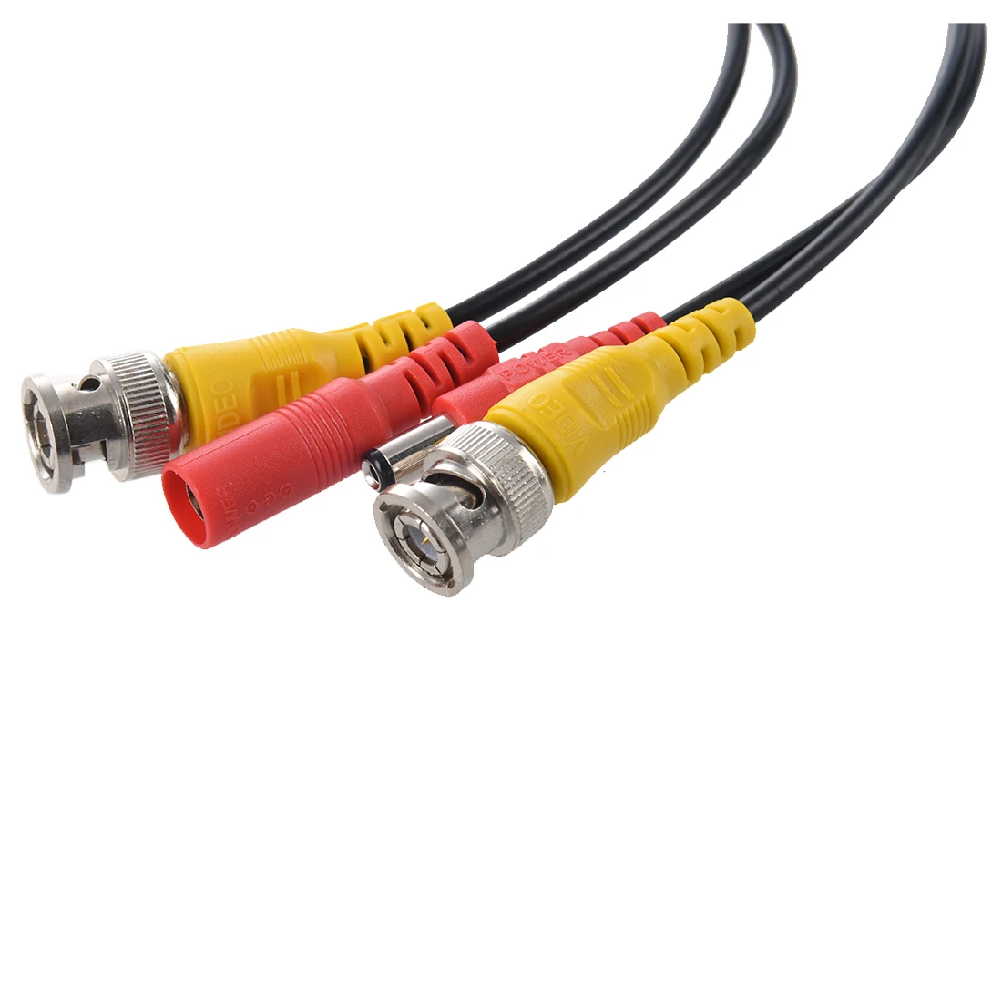 Cable de alimentación/vídeo de seguridad de 10 m y 33 pies Cable combinado de enchufe BNC + RCA para cámara CCTV