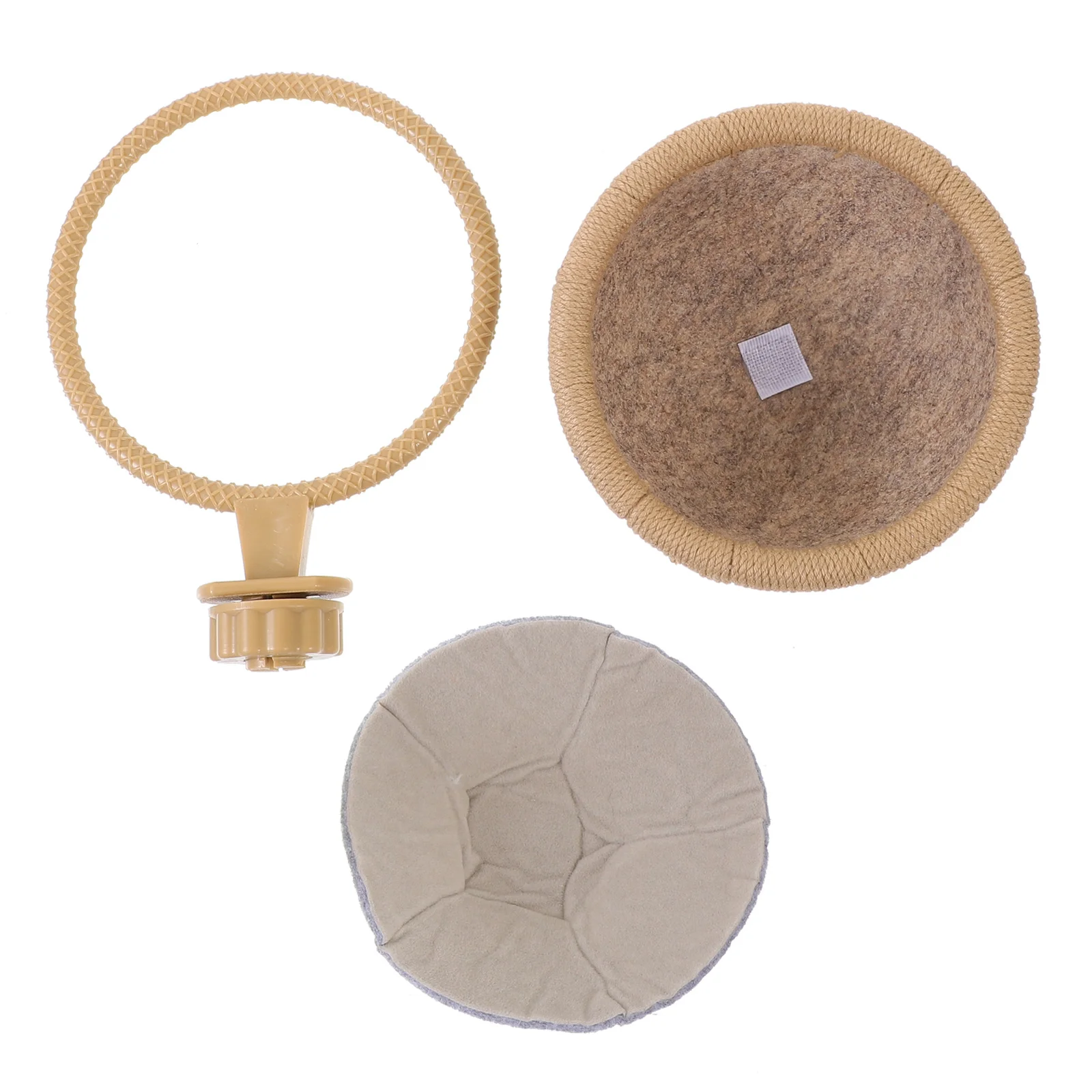 

Felt Bird Nest Handwoven Stable Durable Bird Shelter for Breeding Parakeet Cage Accessory Garden Decoration