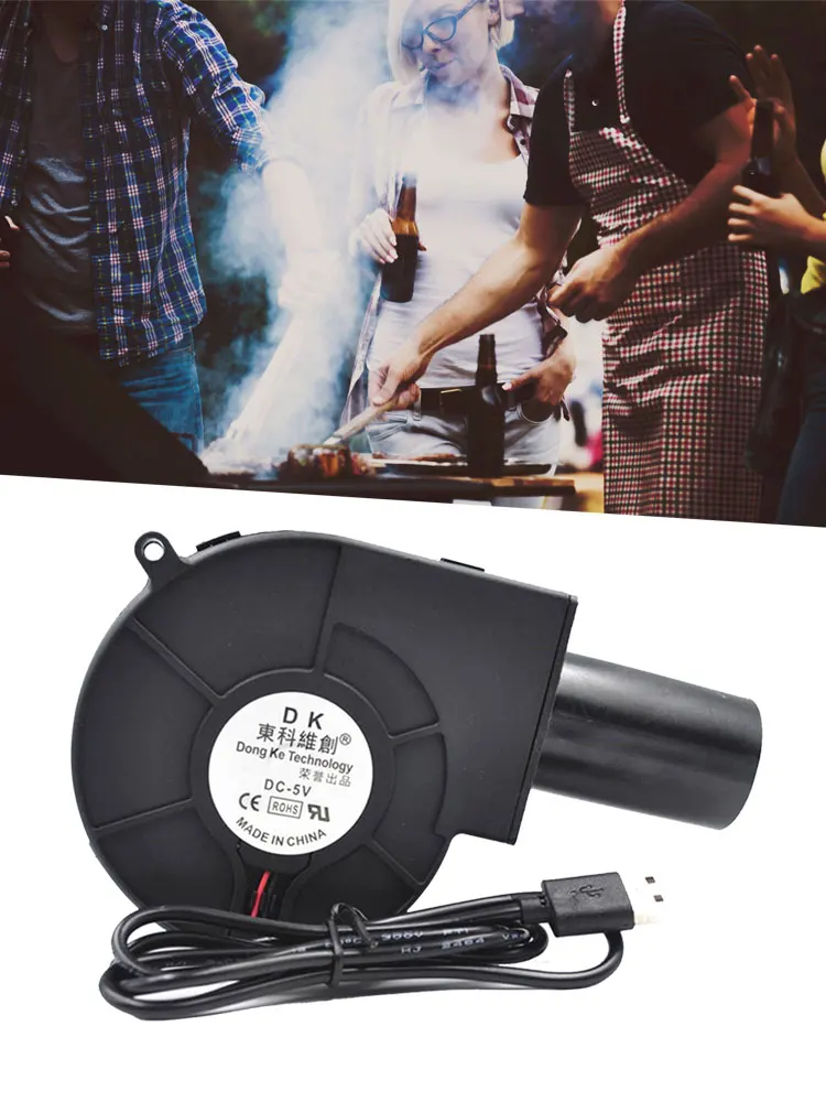 Soffiatore a mano ventilatore per Barbecue portatile a mano per uso domestico piccolo asciugacapelli accessori per Barbecue all'aperto strumenti aeratore Soprador