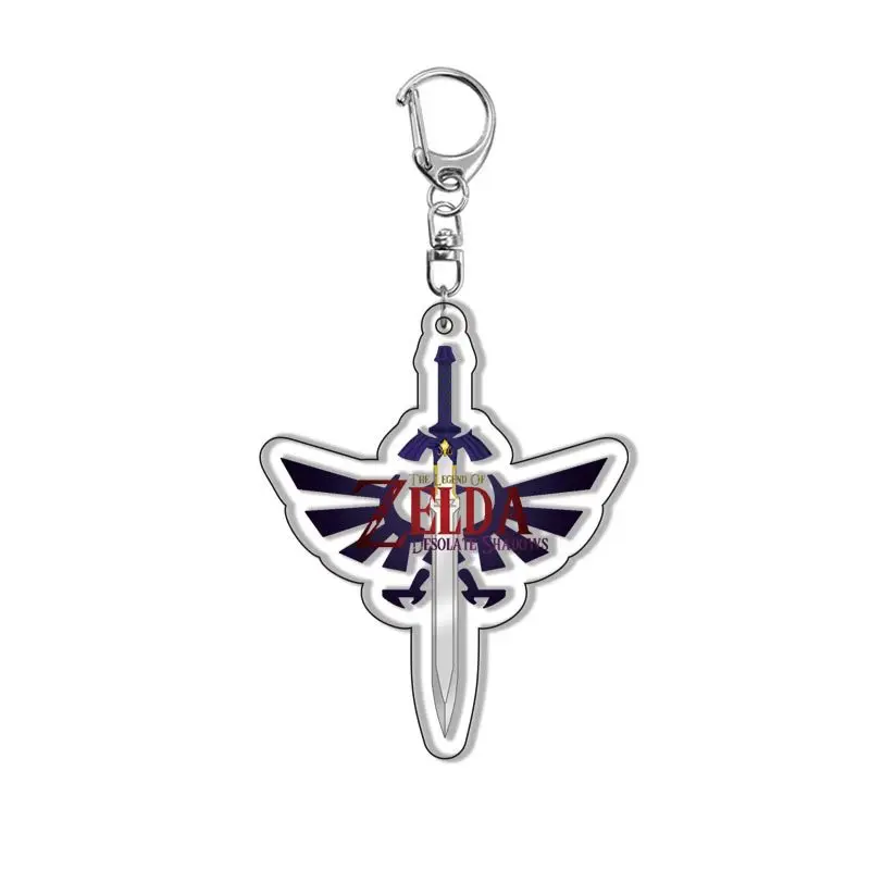 زيلدا لينك ليجند لعبة المفاتيح الاكريليك جميل حقيبة الطفل سحر قلادة أصدقاء هدية المشجعين مفتاح سلسلة لطيف ألعاب تذكارية الإبداعية