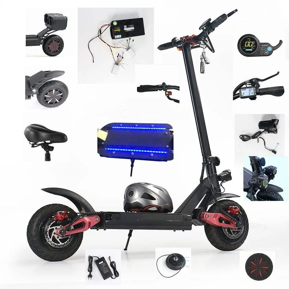 HT-T4 Max 10inch Electric Scooter Controller Spare Parts Sets for Maintenance With Display Throttle Lights Scooters Necessary