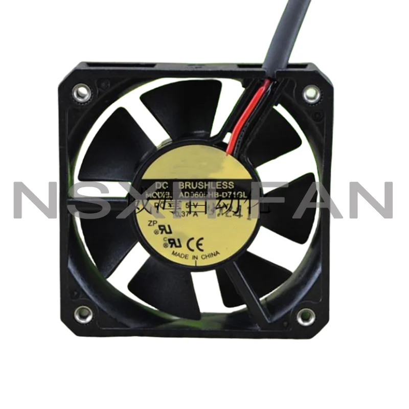 6015 DC5V 0.37A AD0605HB-D71GL 6CM FAN