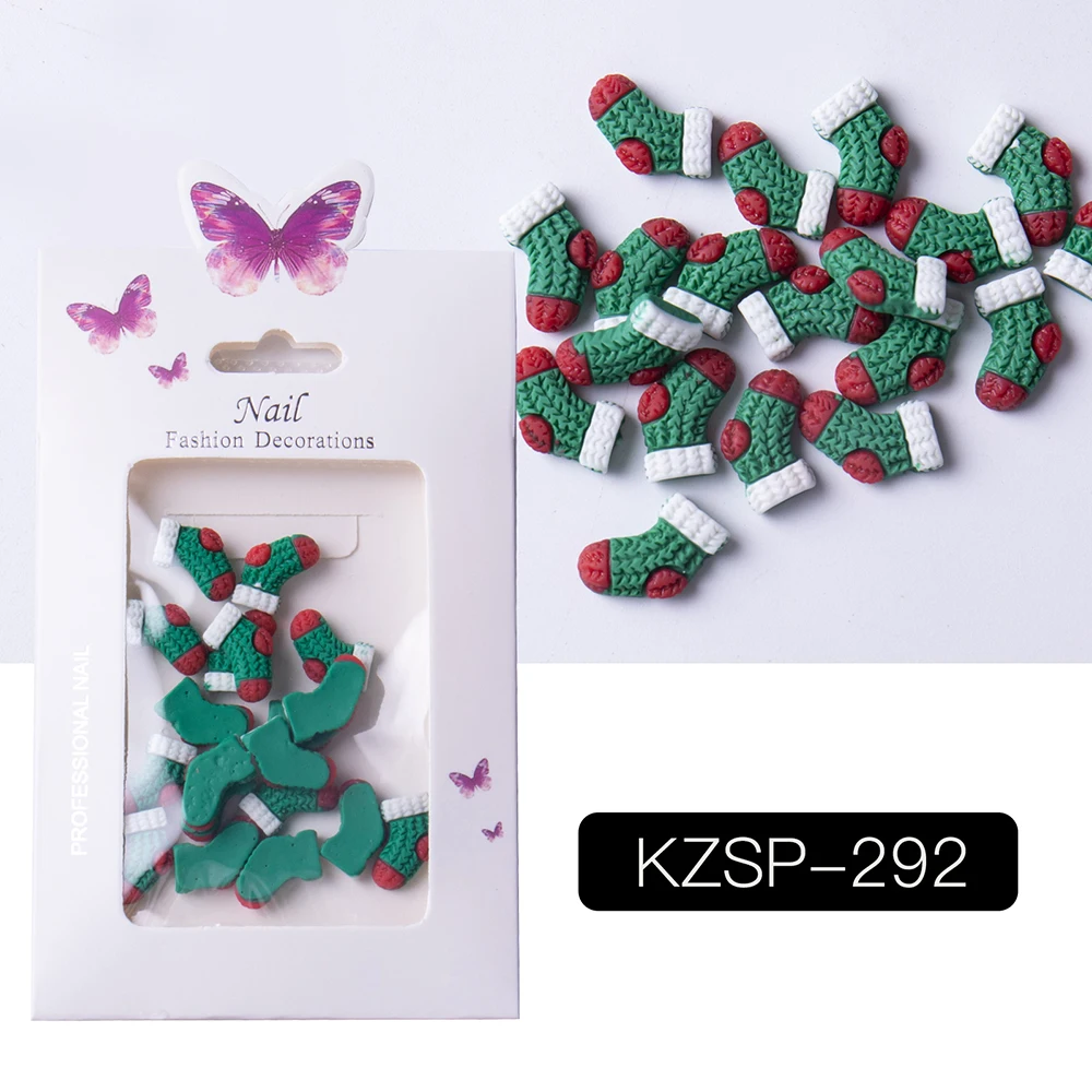 20 قطعة عيد الميلاد مسمار سحر الفن أدوات الديكور الأظافر الكورية اكسسوارات الكرتون هالوين مستلزمات الأظافر عدة ديكورات فنية #6