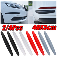 2/4Pcs Car Bumper Guard Strip Door Edge Anti-collision Protection Strips Sticker Guard Body Scratch Protector Car Crash Bar