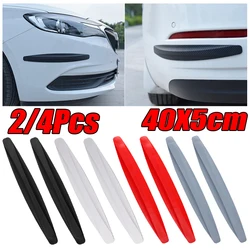 2/4Pcs Car Bumper Guard Strip Door Edge Anti-collision Protection Strips Sticker Guard Body Scratch Protector Car Crash Bar