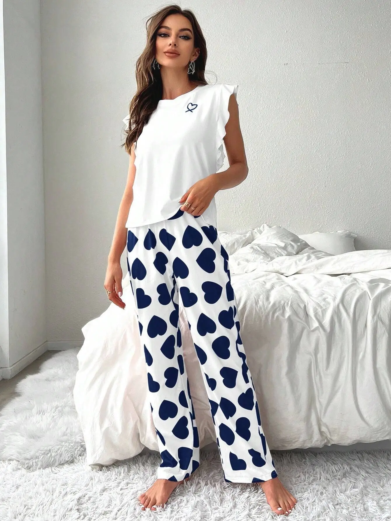 Summer Pajamas Set Women Summer Trousers Sets Pijama Women's Pajama Sleepwear Woman Sleeping Sexy Sleep Lounge Underwear