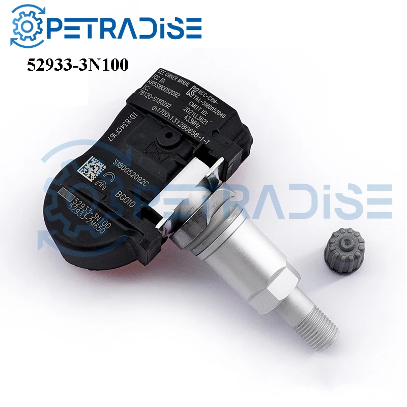 New TPMS Tire Pressure Sensor For Hyundai Accent Genesis G80 Kia Sorento Rio Auto Parts OEM 52933-3N100 529333N100 52933-2M650