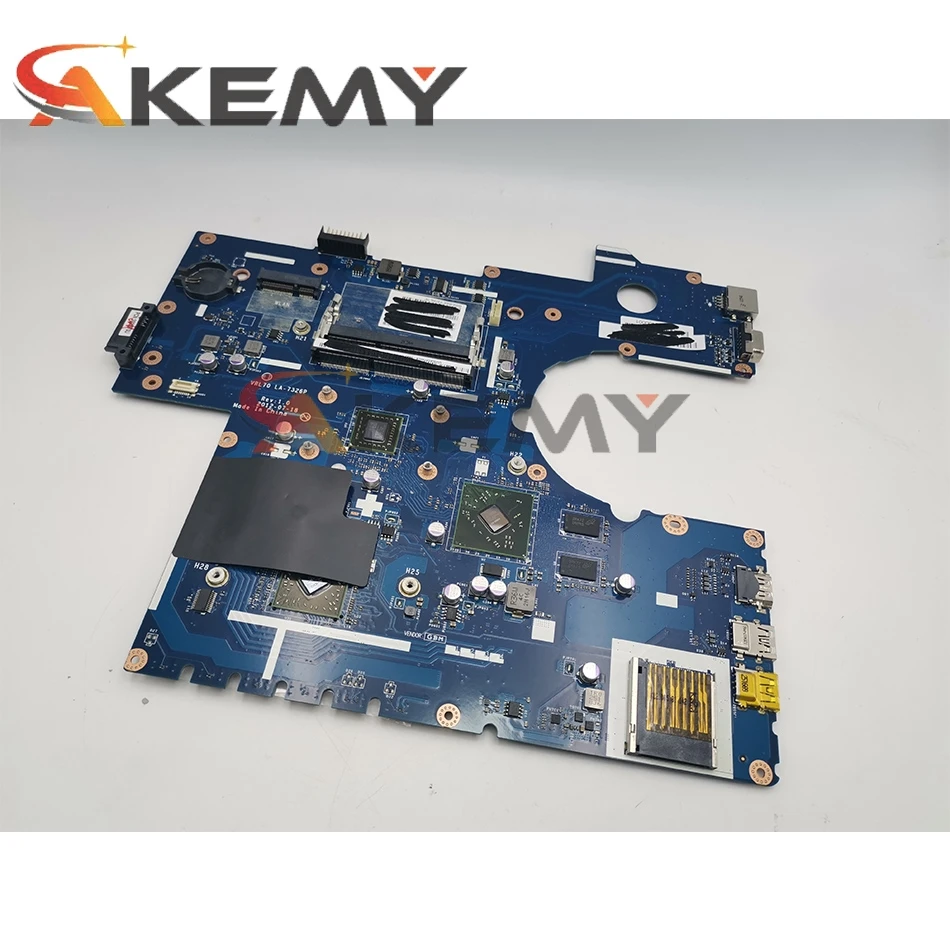 For ASUS K73BE K73B K73BY Laptop Motherboard LA-7326P X73B mainboard 100% Test OK E2-1800 CPU V1GB K73T K73TA X73T K73TK R73T