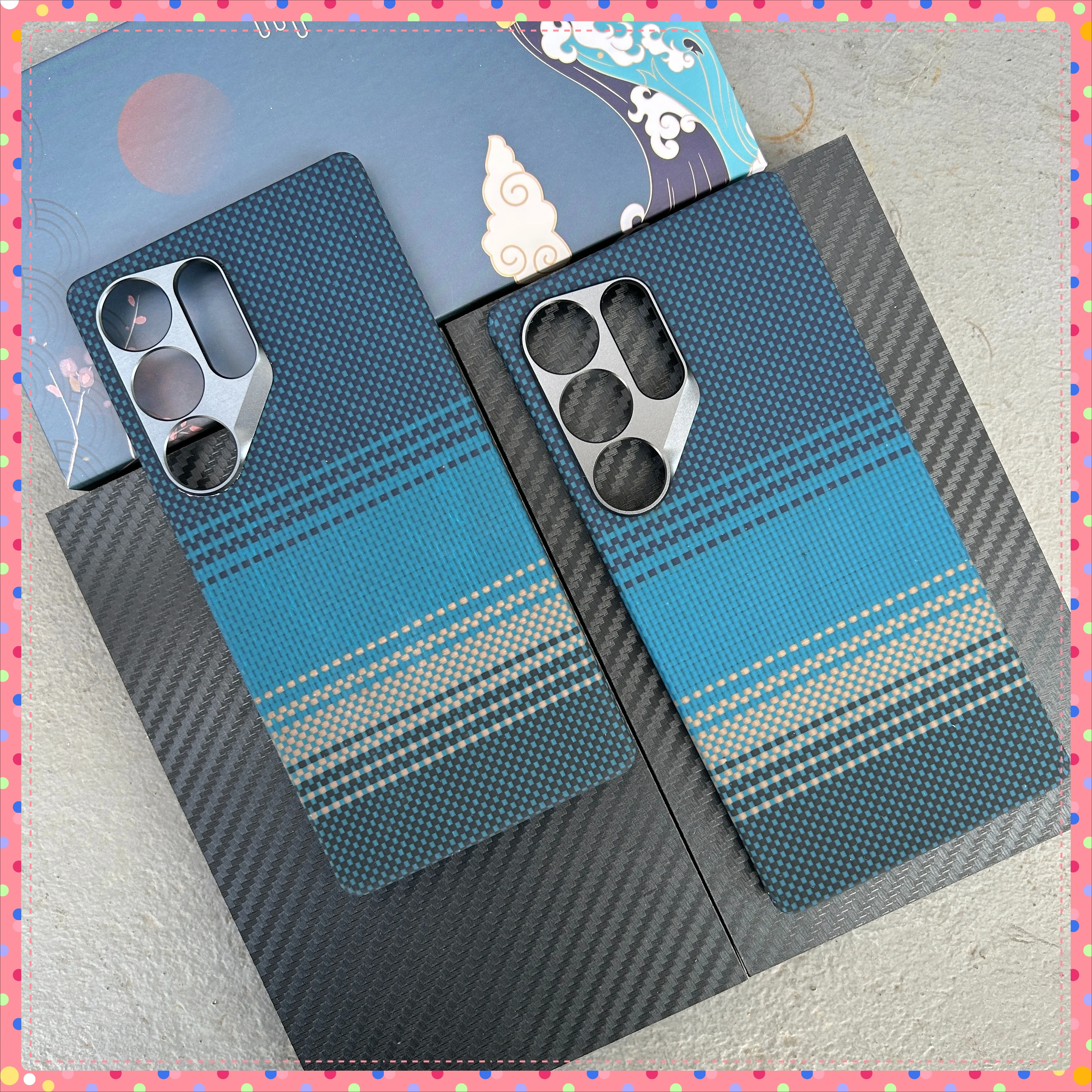 

For Samsung Galaxy S25 Ultra/S24 +/S25 Plus/S25 Magnetic Carbon Fiber Aramid Case Ultra thin Lightweight Protective Cover