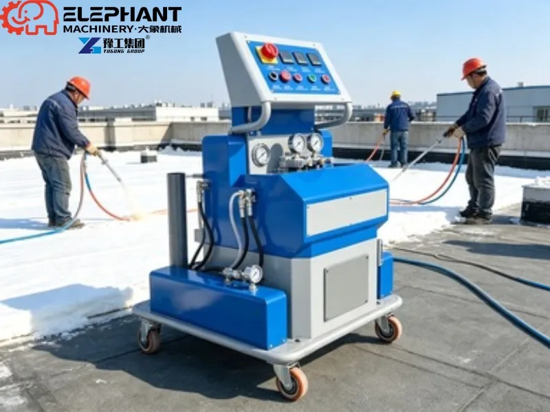 Industrial Polyurethane Foam Spraying Machine High Precision Spraying Unit For Roof Wall Thermal Insulation Works