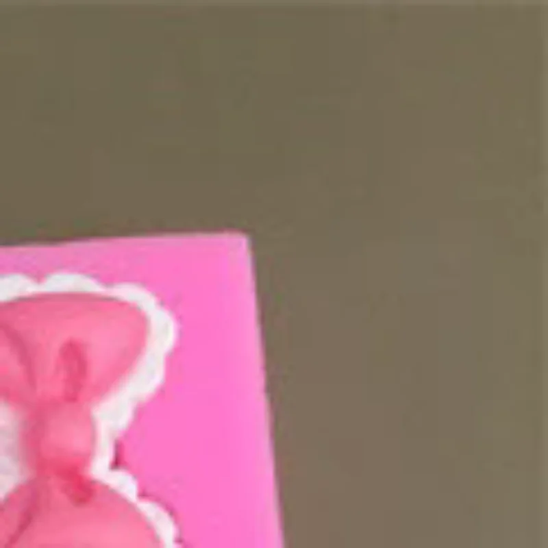 Cute Cartoon Silicone Molds DIY Flowers Bow Bee Fondant Cupcake Fondant Cake Decorating Chocolate Candy Baking Mold Tools