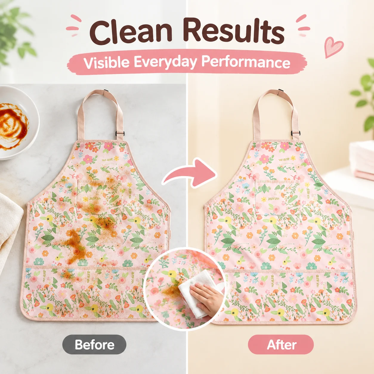 2026 New Floral Print,Gardening Pattern EVA Waterproof Pocket Lunch Feeding Apron Adjustable Baby Apron Cute Children Baby Apron