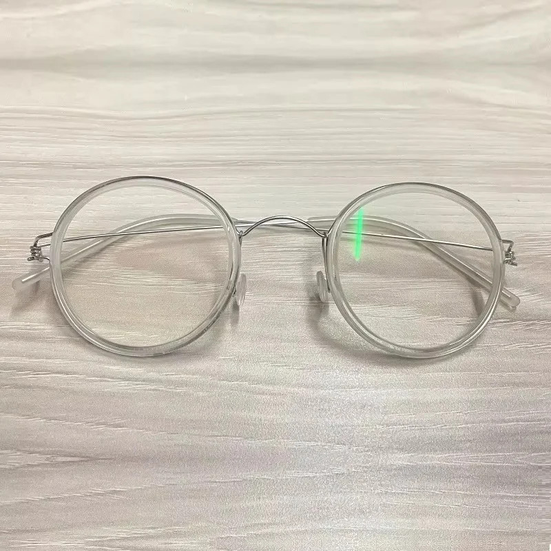SO SMOOTH WIND Dänemark Marke Titan Brille Rahmen Männer Frauen Gummi Runde Schraubenlose Brillen Ultraleicht Brillen Handgemachte Designer Rahmen 10