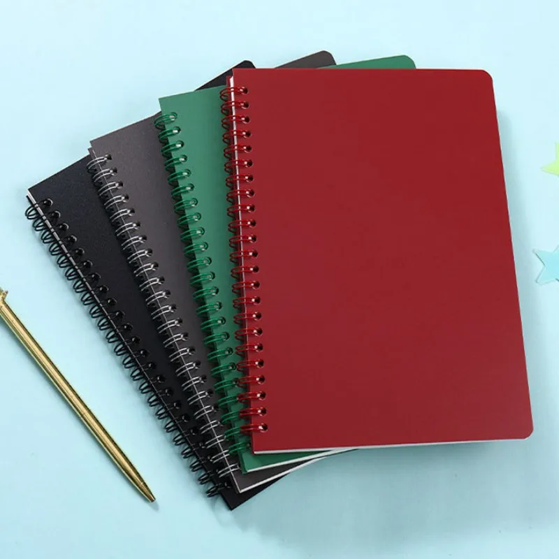 A5 Coil Notebook Morandi Color Sketchbook Student Hand Account Book Portable Diary Aesthetic Stationery School Supplies Notepad