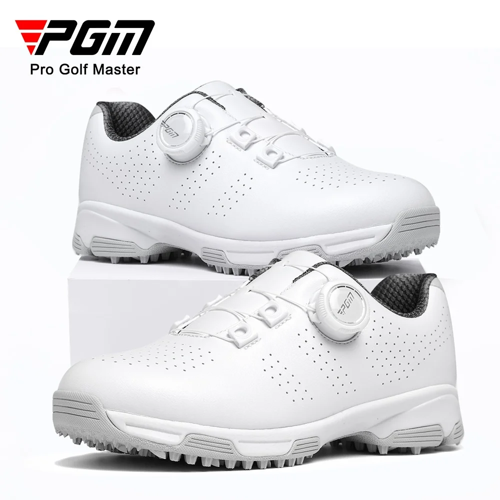 

PGM children's golf Breathable shoes for boys and girls Young men's shoes knob LACES anti-slip lightweight comfortable