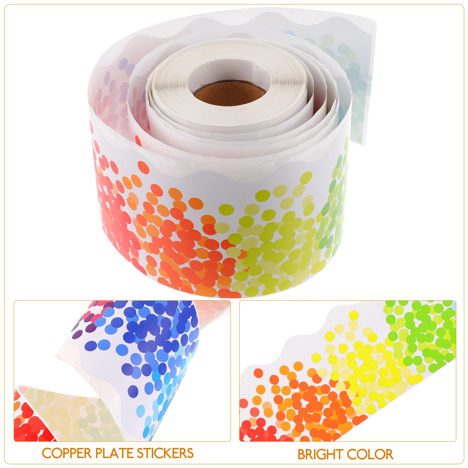 

Bulletin Board Stickers Borders for Trim Adhesive Decorative Strip Classroom Decoration