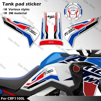 Adesivo para tanque de combustível crf1100l, tampa de gás de óleo, decalque 3d, protetor à prova d'água para crf1100l africa twin crf 1100l