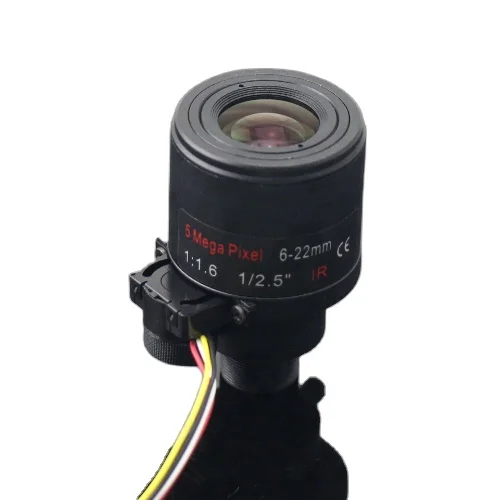 

High Resolution Cctv Lens Cctv Lens 6-22mm 5MP Varifocal Board Lens