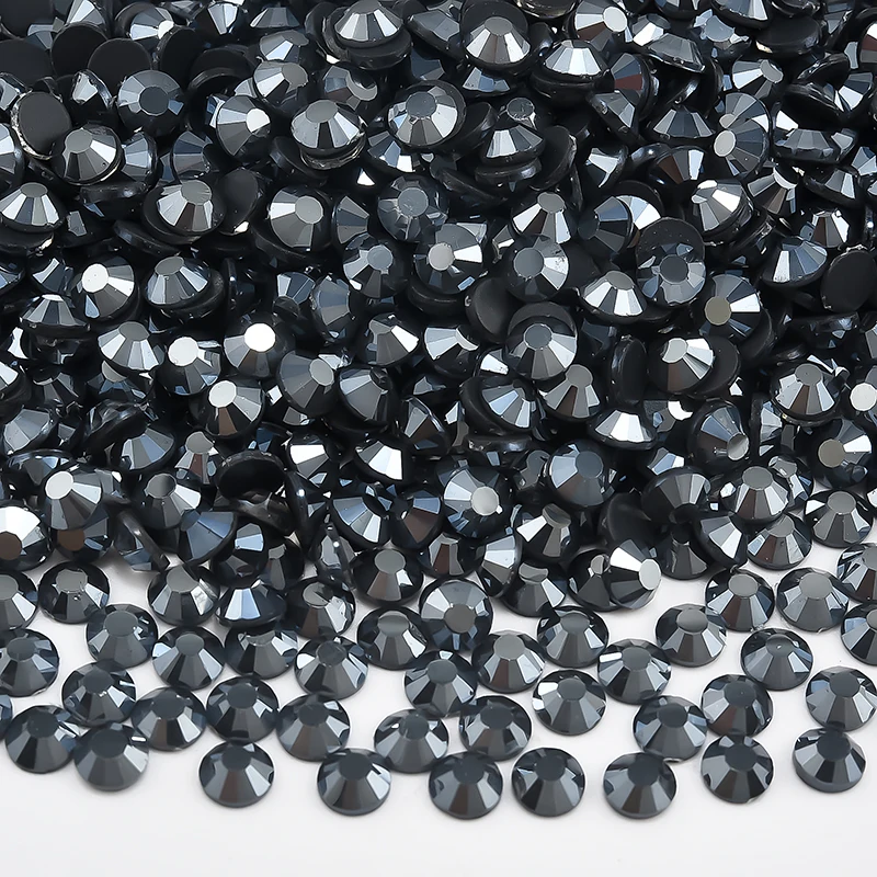 OLeeya Luminous Satin SS6-SS30 High-Quality Glass Crystal Non Hot Fix Rhinestones Strass For Nail Art DIY Crafts Decoration