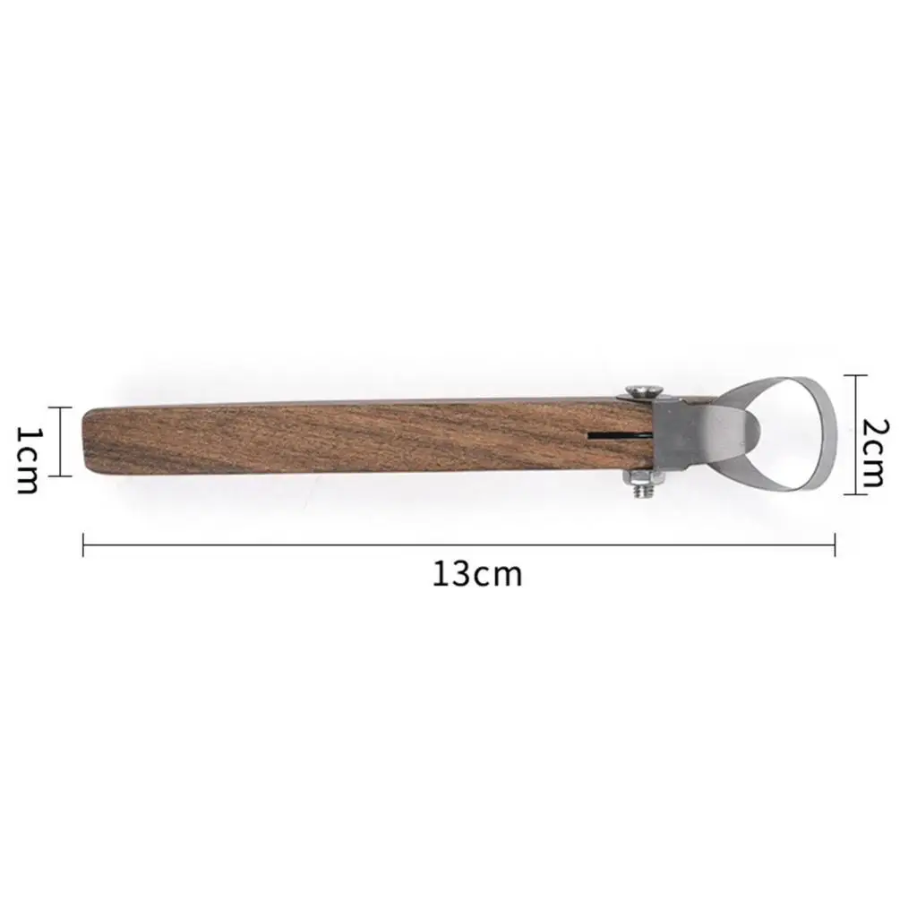 Ceramic Clay Sculpture Carving Loop Tool Wood Handle for Pottery Making Teapot Handle Modeling Scraping