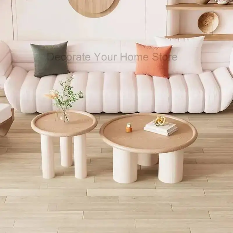 

Simple Aesthetic Coffee Tables Small Round Modern Design Side Table Living Room Mesas De Centro Para Sala Home Furniture