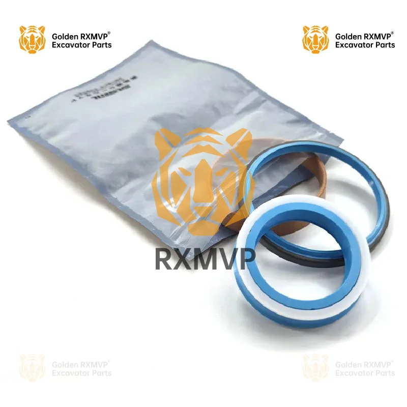 For Hydraulic Track Adjuster Oil Seal Kit Tensioner Cylinder For Sy55c - 9 Sy75c Excavator Chain Excavator