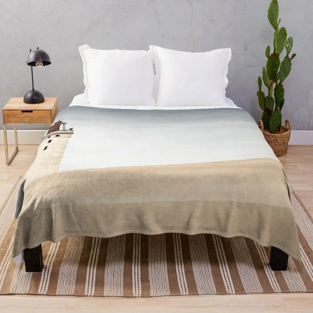 

Lighthouse Rubjerg Knude Denmark Throw Blanket Year Round Soft Comfortable Blanket for Home