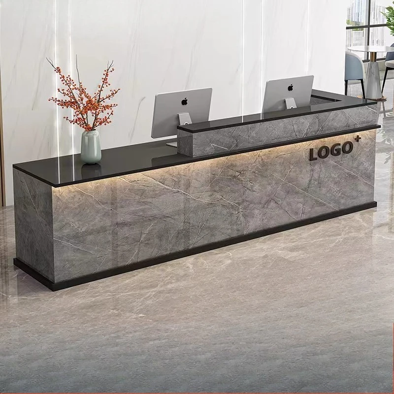 صالون التجميل Mostrador Negocio الأثاث التجاري صالون تجميل مكاتب الاستقبال الديكور مكاتب الاستقبال الخروج