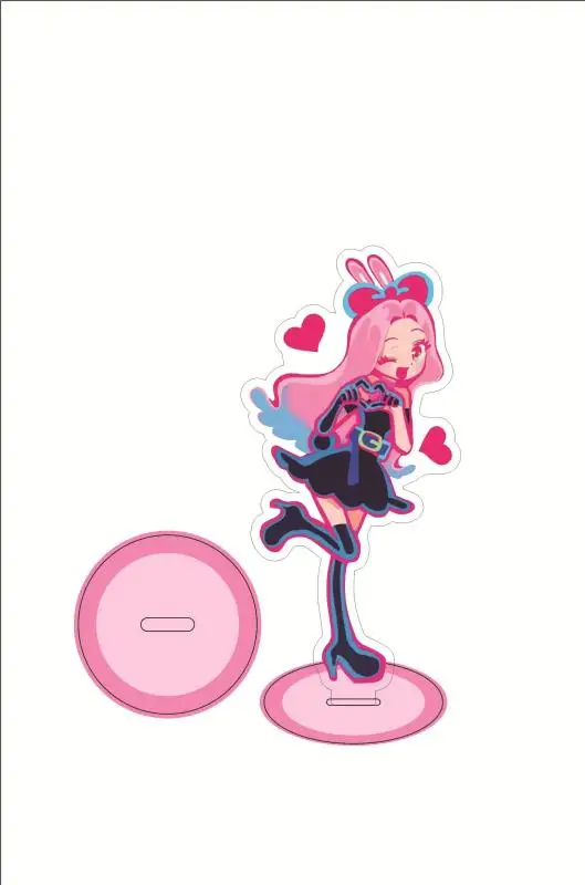 شخصيات المرحلة الغريبة لوحات الاكريليك الواقف زخرفة سطح المكتب أنيمي عمل الشكل الملحقات جمع الاطفال الشكل اللعب هدية #3