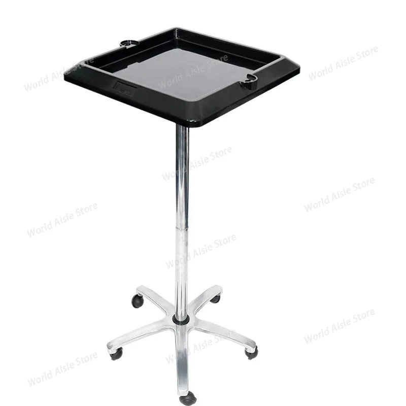 Salon Hair Extension Stand with Movable Height-adjustable Display Tray for Hairdressing Tools