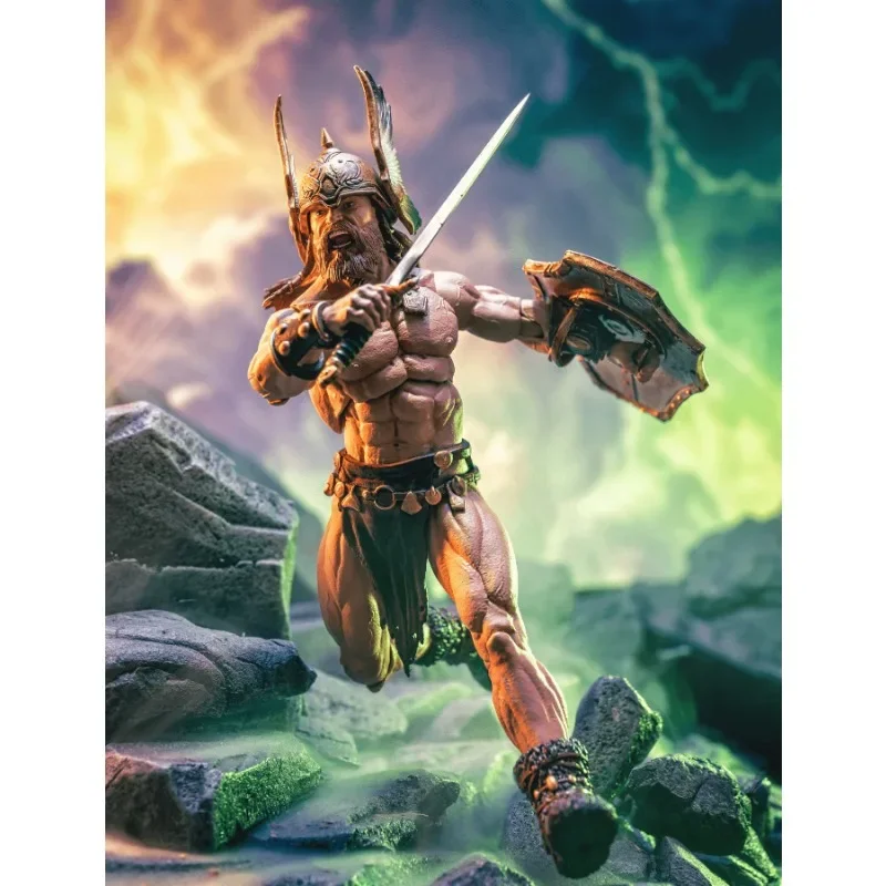 In Stock Frazetta Girl 1/12 Scale Male Soldier 3 Wave Nordic Vikings Full Set 6in Anime Action Figures Model Toy Collection Gift