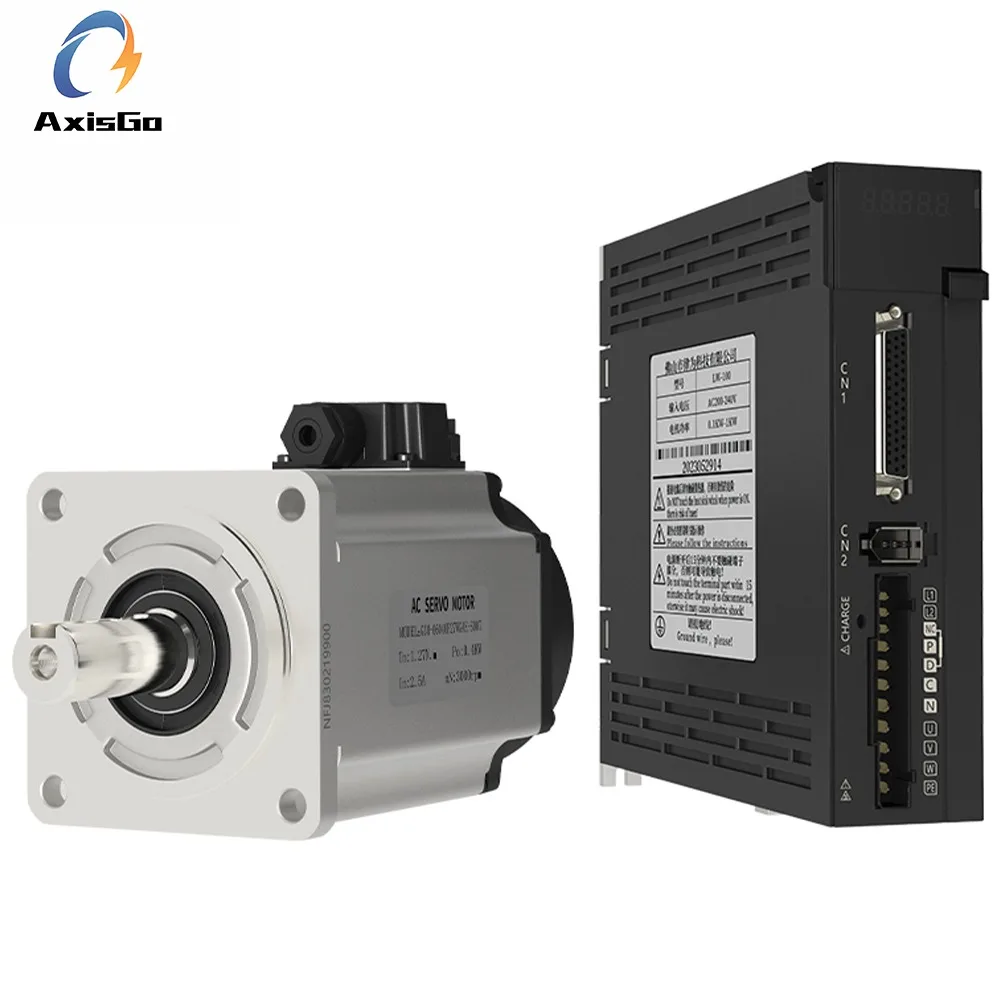 

AC Servo Motor Kit 60/80/110/130mm with Driver | Compact Synchronous Control Adjustable Speed Set
