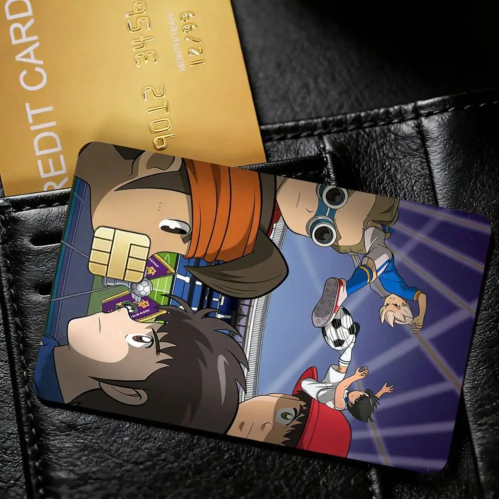 Football I-InazumaS E-Eleven 11 Credit Card Skin Stickers For VISA Bank Bus Metro Access Card Protective Film Cover Sticker