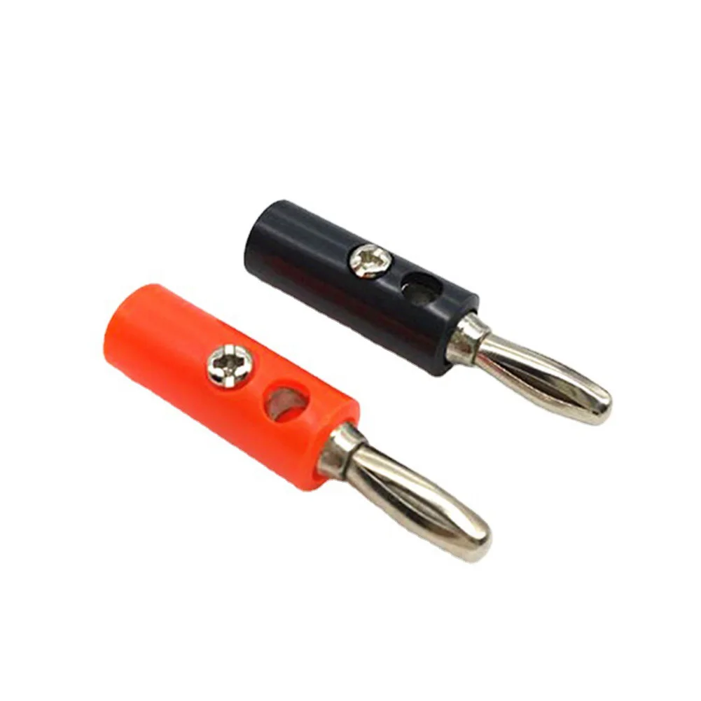 20Pair 4mm Banana Screw Connector And Socket Terminal Block Insulated Connector For Home Theater Speaker Wire Audio System